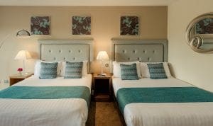 Twin room at Scotts Hotel