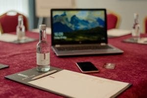 Meeting room set up Scotts Hotel