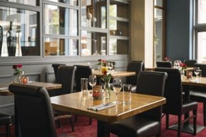 Courtyard restaurant at Scotts Hotel Killarney