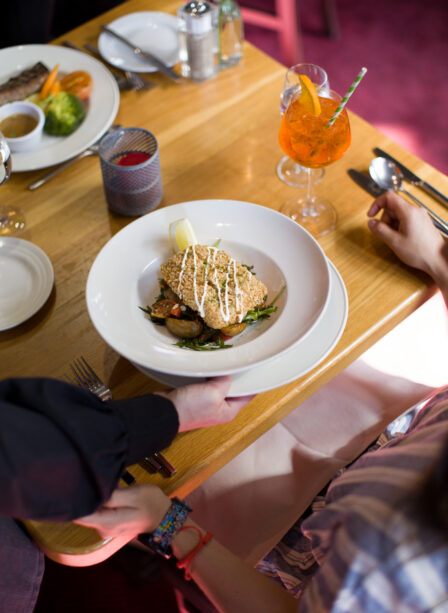 Guests dining with elegant cuisine at Scotts Hotel Killarney.